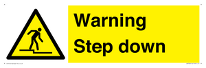 Warning Step down